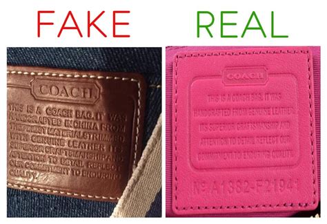 coach bag fake vs original|check serial number coach bag.